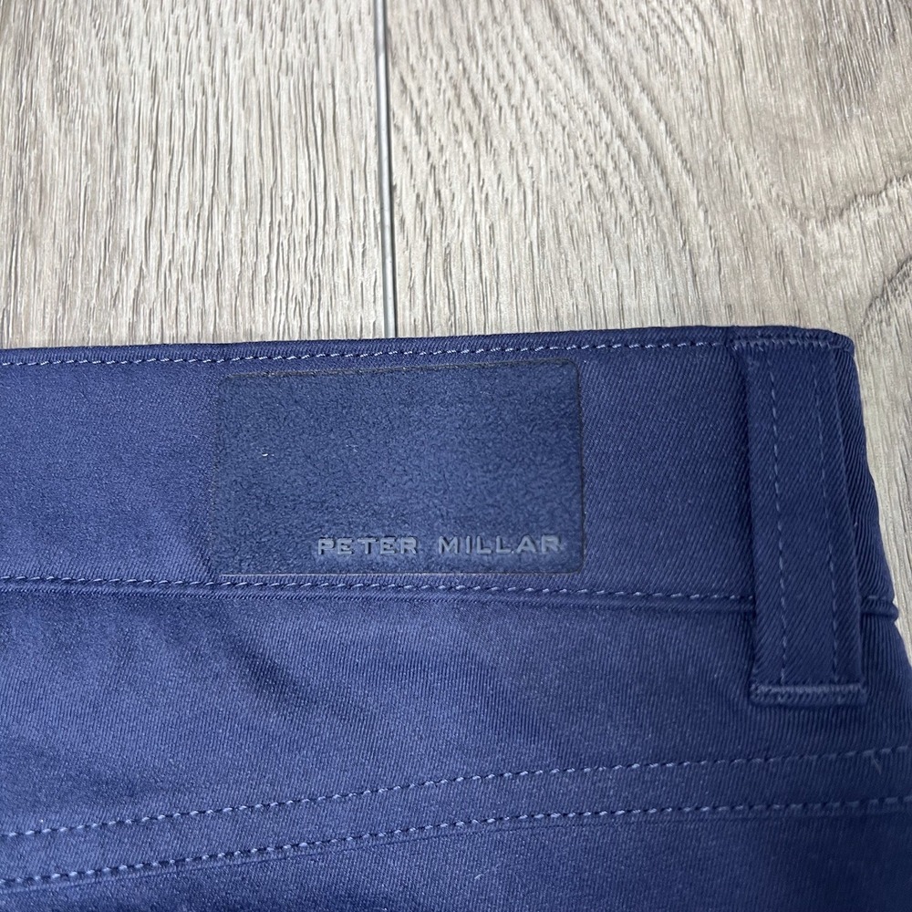 Peter Millar EB66 Performance Five-Pocket Pants Mens Size 36 Inseam 27.5" Blue - Picture 15 of 16